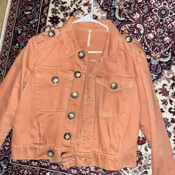 NWOT Free People Jean jacket - Picture 4 of 5